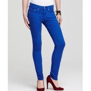 Rag & Bone Skinny Jeans Royal Blue Size 27